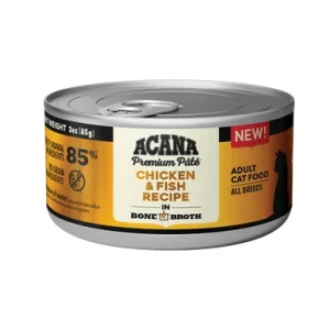 Acana Premium Pate Chicken & Fish Recipe In Bone Broth Canned Cat Food