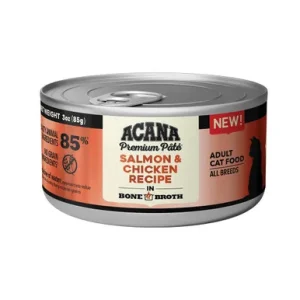 Acana Premium Pate Salmon & Chicken Recipe In Bone Broth Canned Cat Food