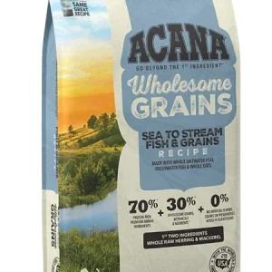 ACANA + Wholesome Grains American Waters Recipe with Whole Saltwater & Freshwater Fish Dry Dog Food