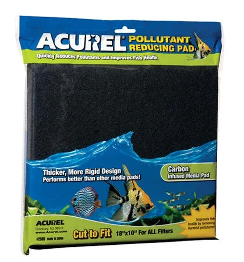 Acurel Cut to Fit Carbon Filter Media Pad Black 18 in x 10 in - Image 2