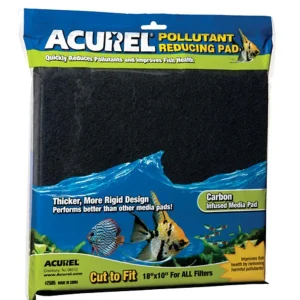 Acurel Cut to Fit Carbon Filter Media Pad Black 18 in x 10 in