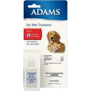 Adams Ear Mite Treatment for Cats & Dogs