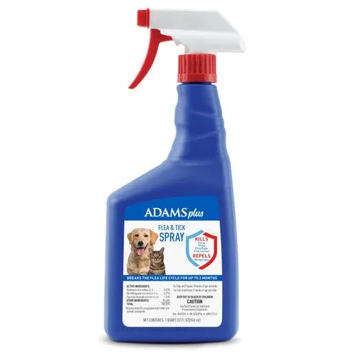 Adams Plus Flea & Tick Spray 32 fluid ounces - Image 2