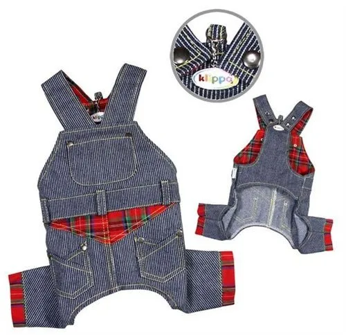 Adorable Stripy Denim Overall - Image 2