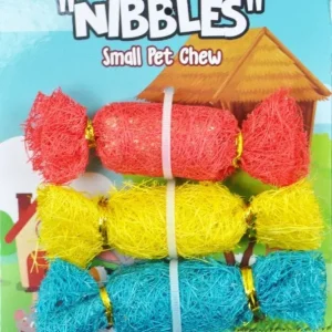 AE Cage Company Nibbles Candy Loofah Chew Toys