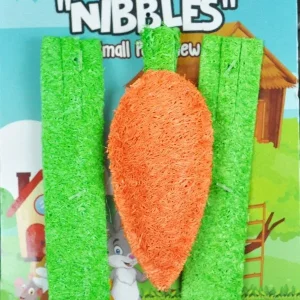 AE Cage Company Nibbles Carrot and Celery Loofah Chew Toys
