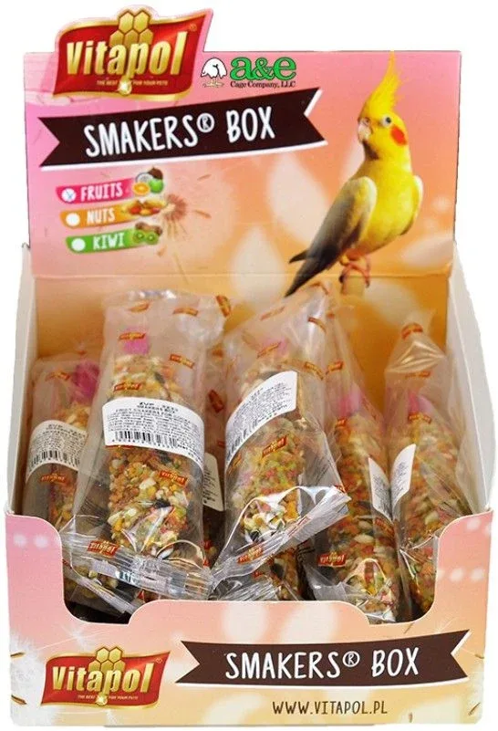 A&E Cage Company Smakers Cockatiel Fruit Treat Sticks