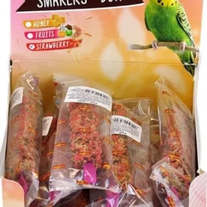 A&E Cage Company Smakers Parakeet Strawberry Treat Sticks
