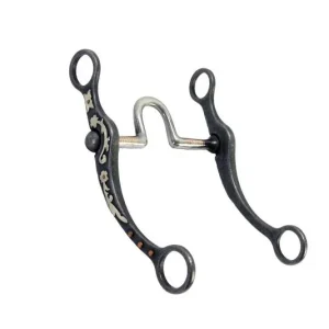 Aged Steel Hi-Port Bit With Floral Trim Bit
