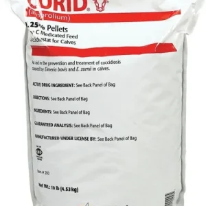 Agrilabs Corid 1.25percentPellets 10 Lb