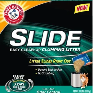AH Slide Non-Stop Odor Clumping Cat Litter 28lb