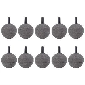 Air Stone 1.2 Inch Ball Diffuser for Fish Tank Aquarium Air Pump One Pack of 10pcs