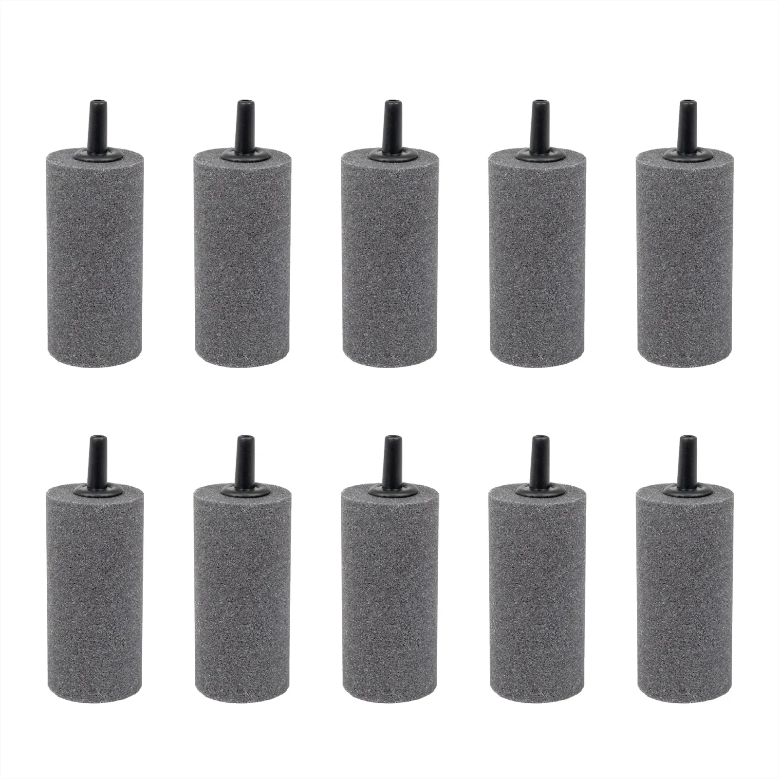 Air Stone 2 Inch Cylinder Diffuser for Fish Tank Aquarium Air Pump One Pack of 10pcs