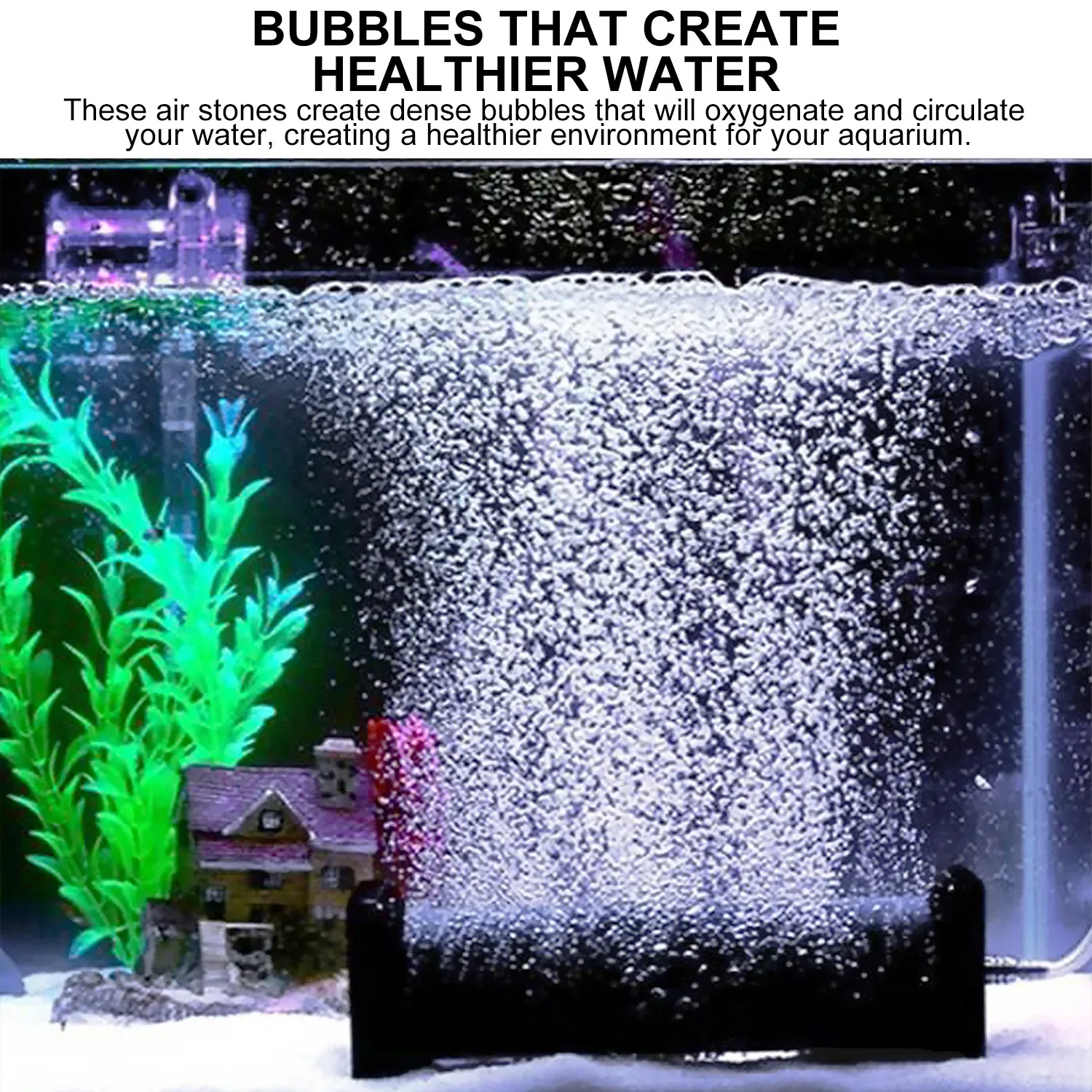 Air Stone 4.7 Inch Column Diffuser for Fish Tank Aquarium Air Pump One Pack of 3pcs - Image 2
