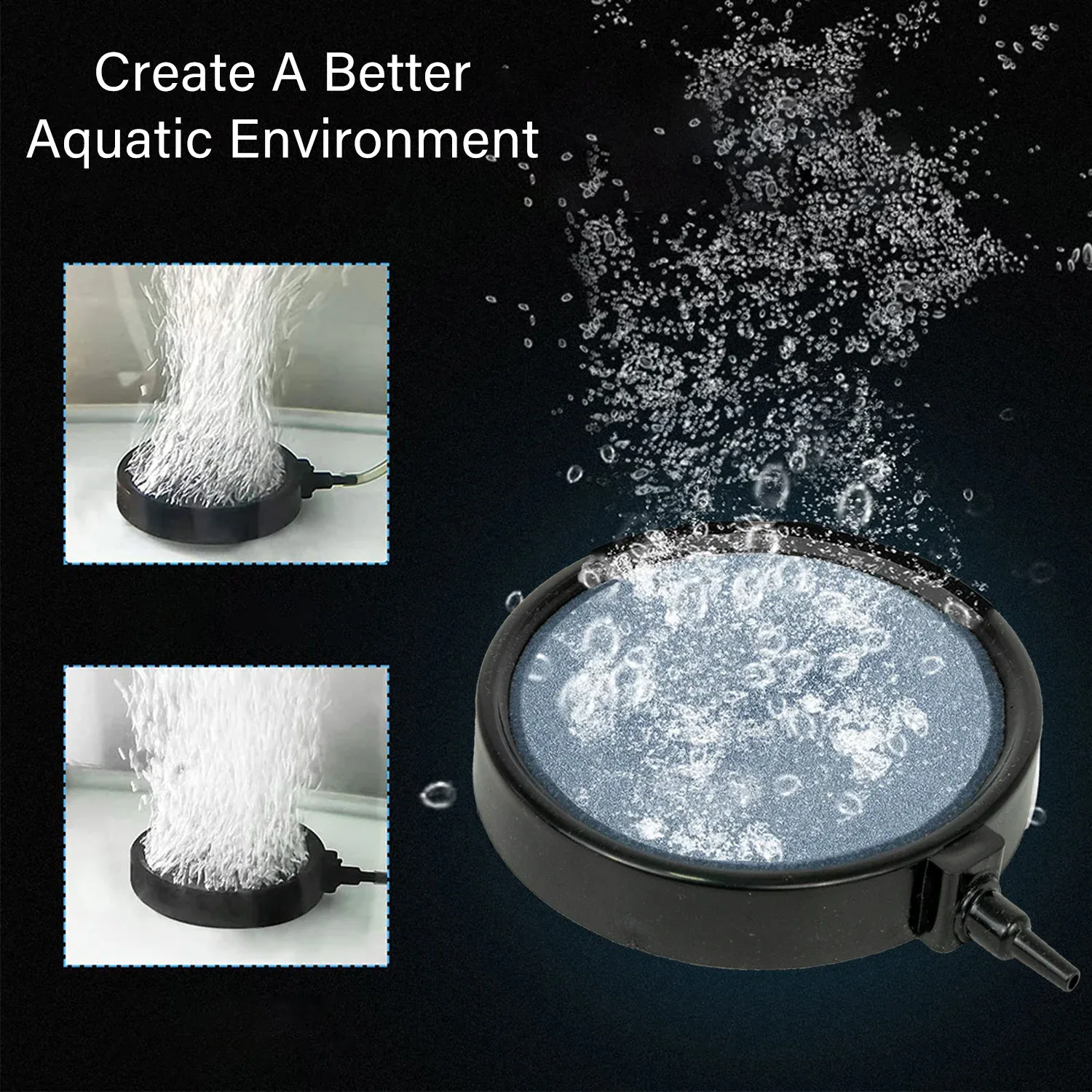 Air Stone 5 Inch Disc Diffuser for Fish Tank Aquarium Air Pump - Image 2