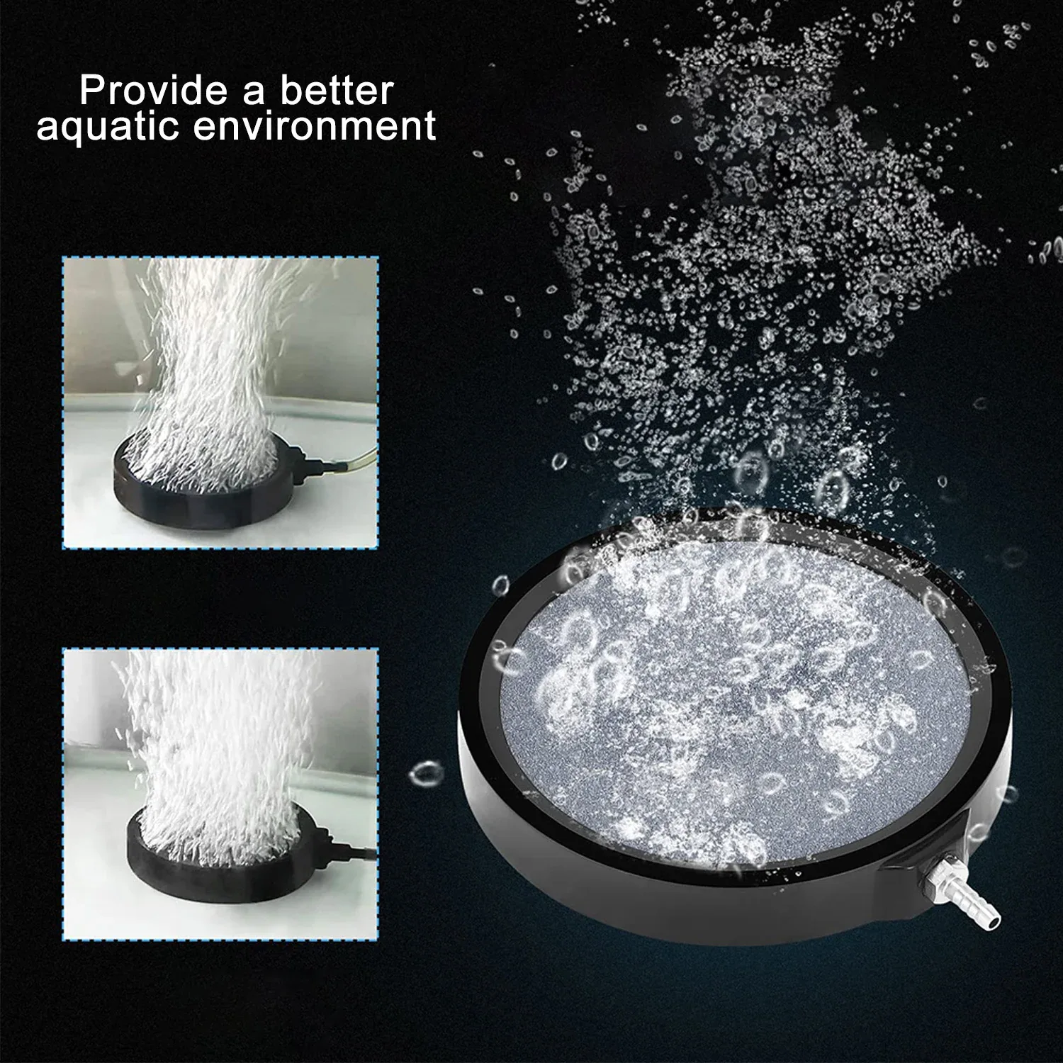 Air Stone 8 Inch Disc Diffuser for Fish Tank Aquarium Air Pump - Image 2