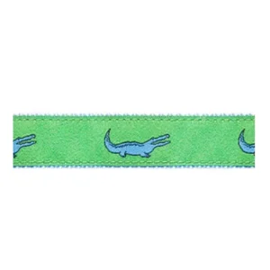 Alligator -- Blue on Green