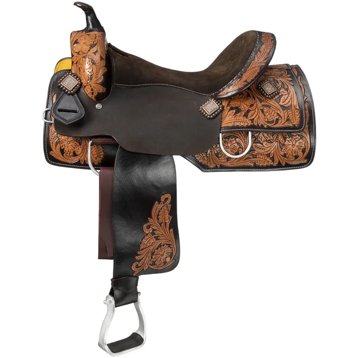 Almost New Royal King Round Top Reiner Saddle