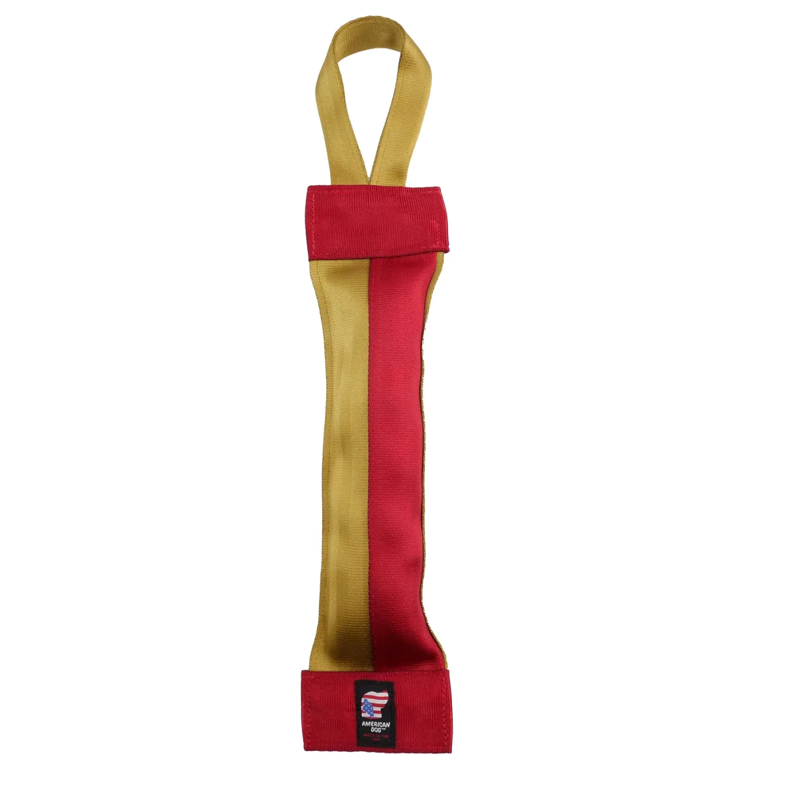 American Dog Seatbelt 2-Toned Red Tug - Image 2