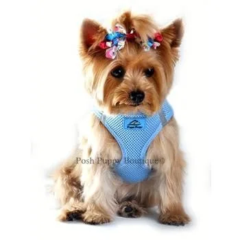 American River Ultra Choke Free Dog Harness - Light Blue