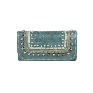 American West Blue Ridge Ladies TriFold Wallet