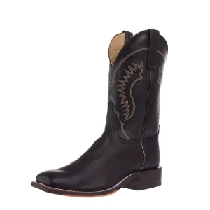 Anderson Bean Men's NRS Ride Ready Lite Chocolate Aniline Vamp 11in Black Kidskin Lustre Top