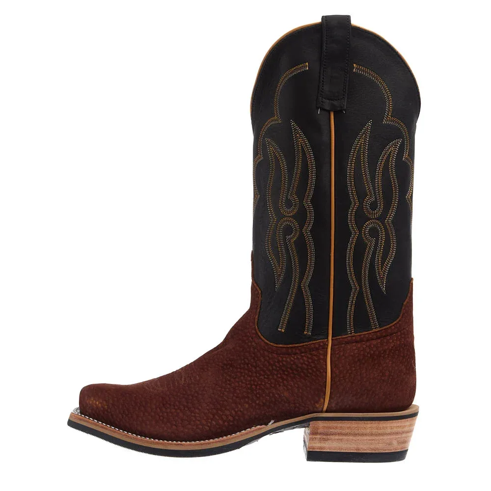 Anderson Bean Men's NRS Ride Ready Rust Carpincho Vamp 13in Black Remuda Top - Image 2