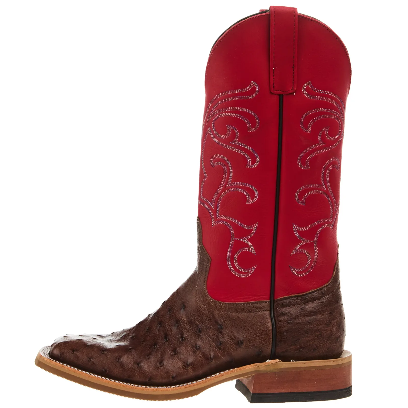 Anderson Bean Men`s Ride Ready Kango Tabac FQ Ostrich Vamp 13in Red Ferrari Waxy Kansas Top - Image 2