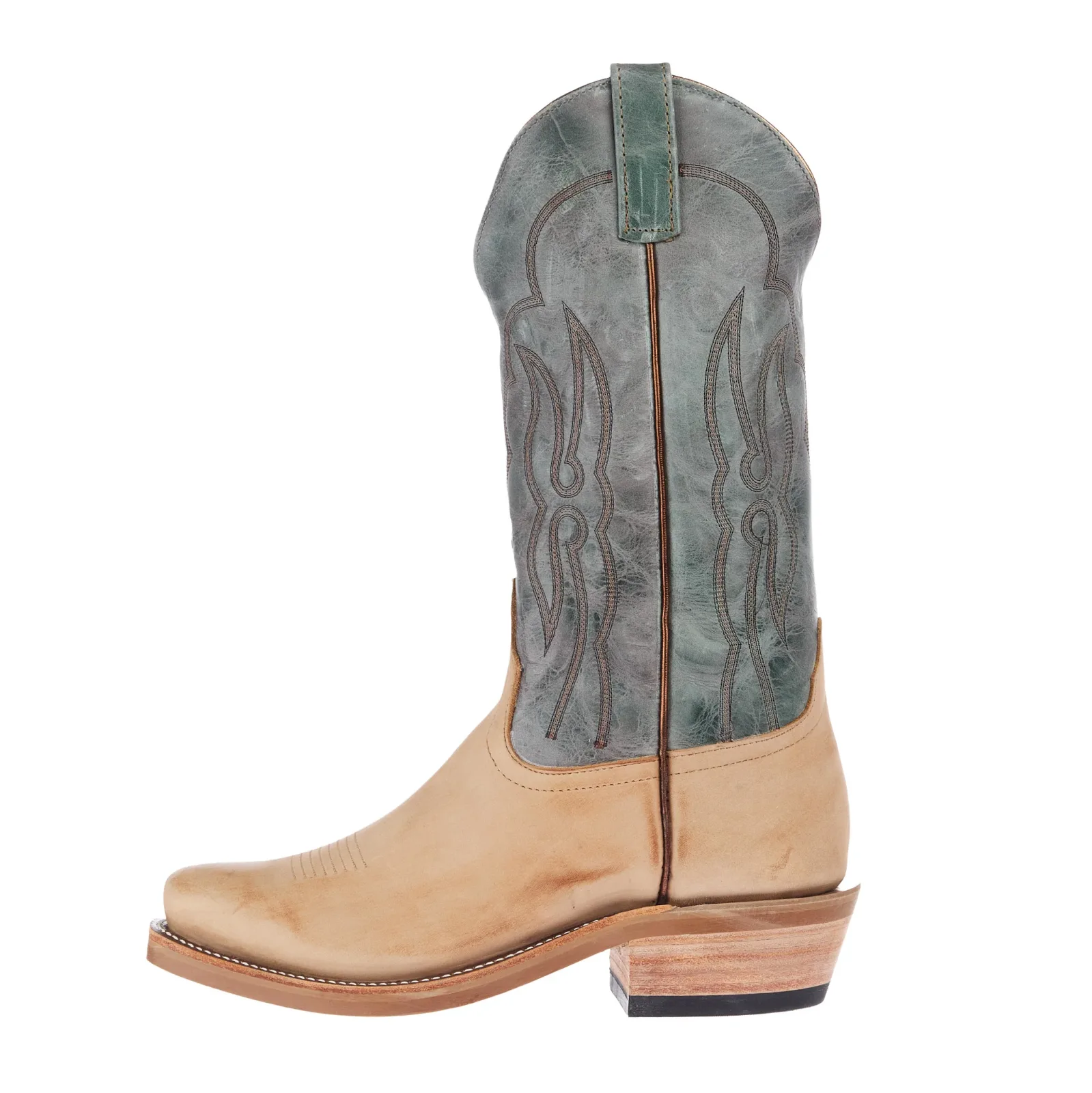 Anderson Bean Men`s Ride Ready Tan Crazyhorse Vamp 13in Sagamore Lava Top - Image 2