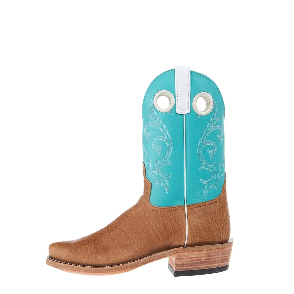 Anderson Bean Ride Ready Tan Shoulder Vamp 11in Dolphin Blue Waxy Kansas Top - Image 2