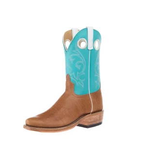 Anderson Bean Ride Ready Tan Shoulder Vamp 11in Dolphin Blue Waxy Kansas Top