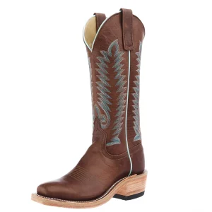 Anderson Bean Women's Dark Brown Stagecoach Vamp with 13in Matching Top