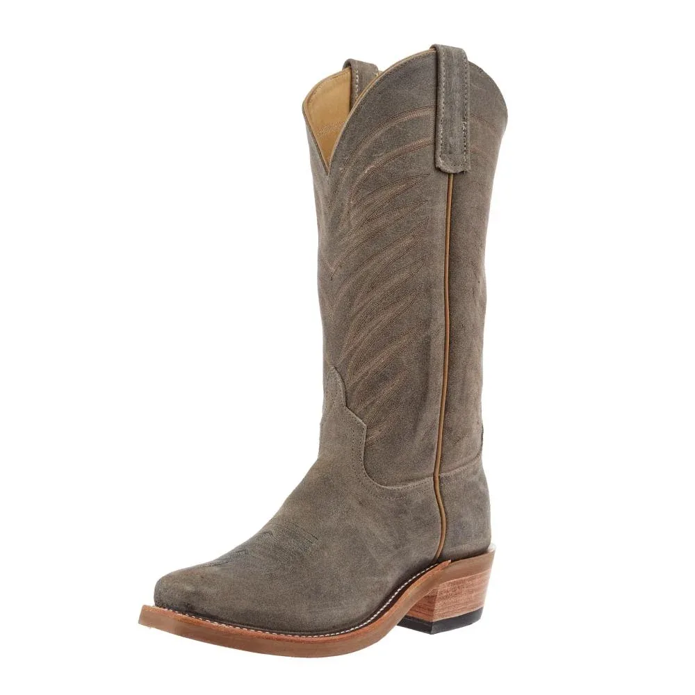 Anderson Bean Womens RR Stone Waxy Vamp 13In Stone Waxy Top Cowgirl Boots