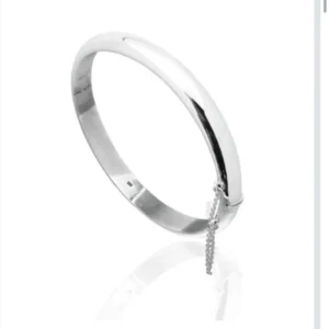 Andy Mikes Cambridge Silver Locked Bangle