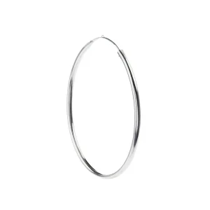 Andy Mikes Charleston Silver Hoop Earring