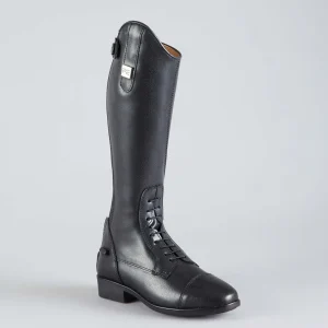 Anima Junior Synthetic Field Tall Riding Boots Black