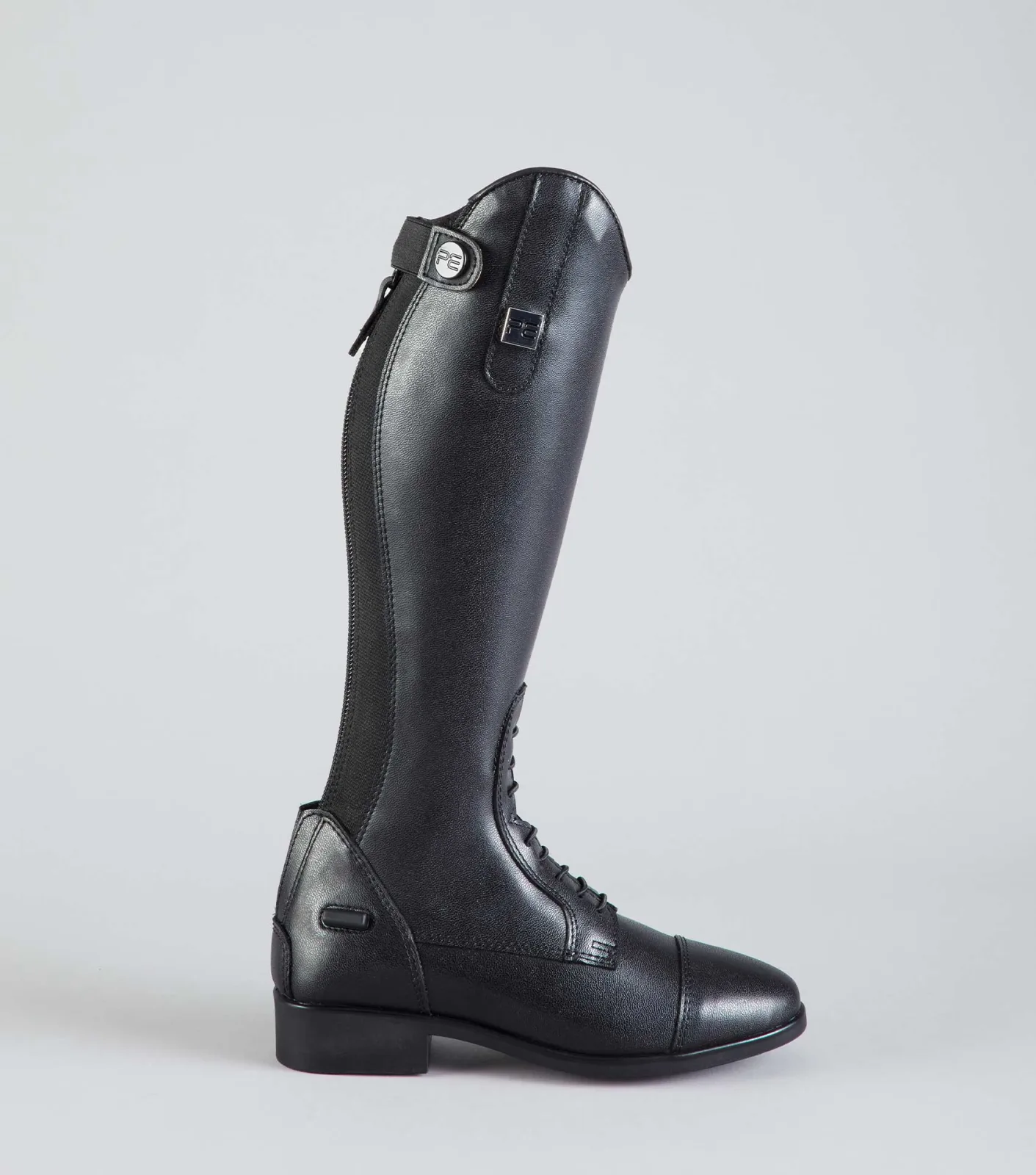 Anima Junior Synthetic Field Tall Riding Boots Black - Image 2