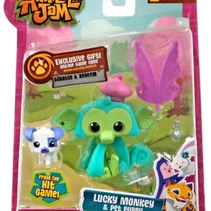 Animal Jam Lucky Monkey Pet Puppy Mini Figure 2
