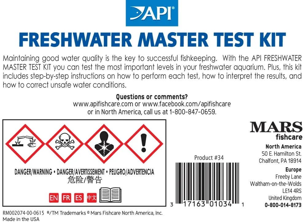 API FRESHWATER MASTER TEST KIT - Image 2