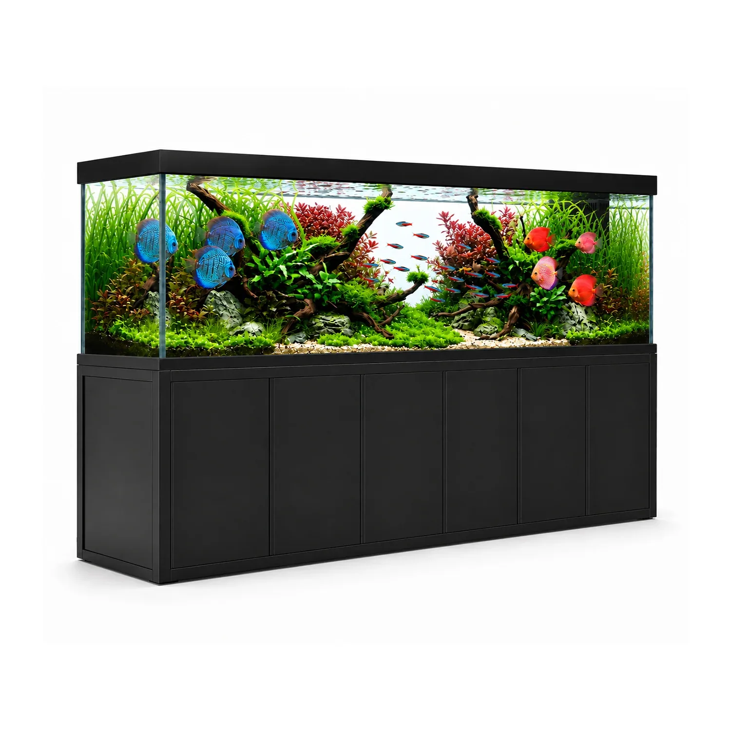 Aqua Dream 500 Gallon Tempered Glass Aquarium Black