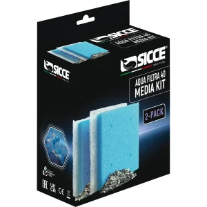 AQUA FILTRA 40 Replacement Media Kit (2 Pack) - Sicce