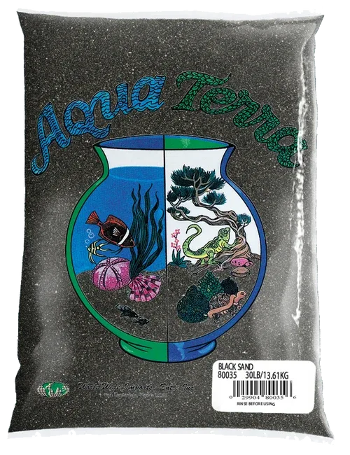 Aqua Terra Aquarium Sand Black 6/5 lb - Image 2