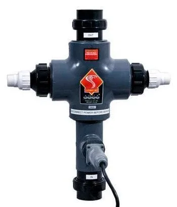 Aqua Ultraviolet VIPER 400W UV Sterilizer, PVC Housing, 6" Outlets, With Flow Switch, 120V
