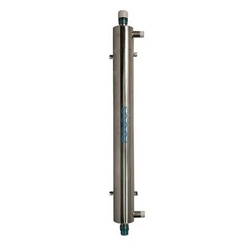 Aqua UV Stainless Steel 100 watt UV Sterilizer, 2" Outlets by Aqua Ultraviolet