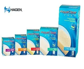 AquaClear 50 (200) Foam Cartridges 1/pack by Hagen