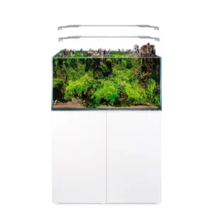AquaEl Ultrascape 90 with Leddy Slim Snow (Tank, Light, Cabinet)