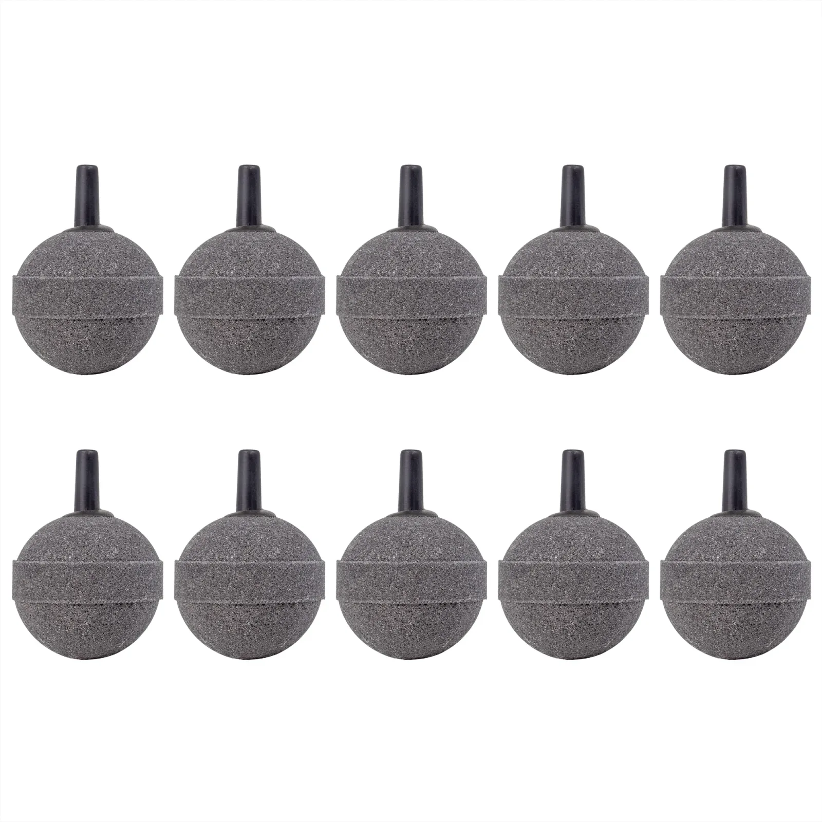 Aquarium Air Stone – 10 Pack Round Air Stone Ball Diffusers for Fish Tank Air Pumps
