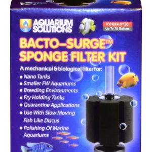 Aquarium Solutions Bacto-Surge Biological Action Sponge Filter Black LG