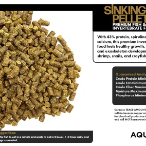 Aquatic Arts Sinking Pellets 8oz (.5 lb)