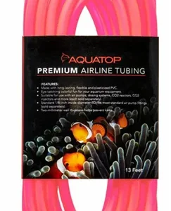 Aquatop Airline Tubing 13ft Neon Red